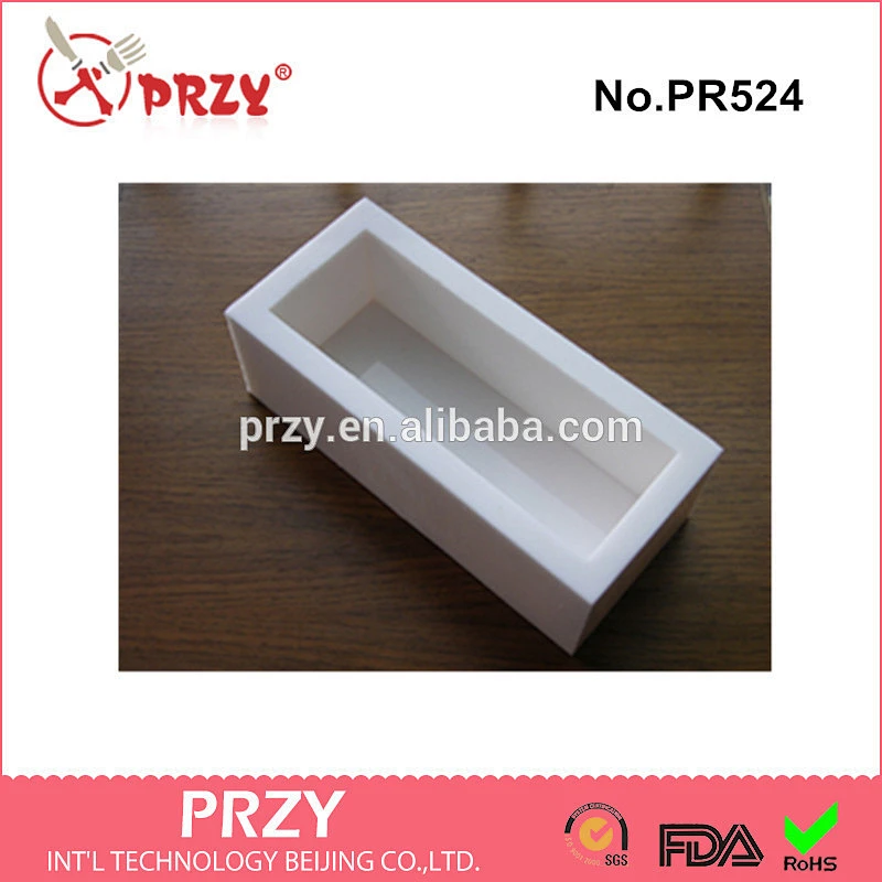 PR524 Silicone mold toast mode finished handmade soap tools 700g tall, thin mold wholesale