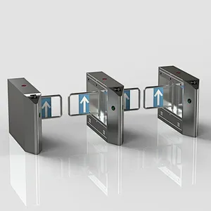 High Quality Electronic Swing Gate Barrier Access Control Turnstile With UHF Reader