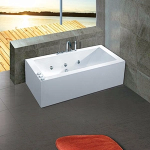China supplier rectangle hot tub portable one person spa bath tub