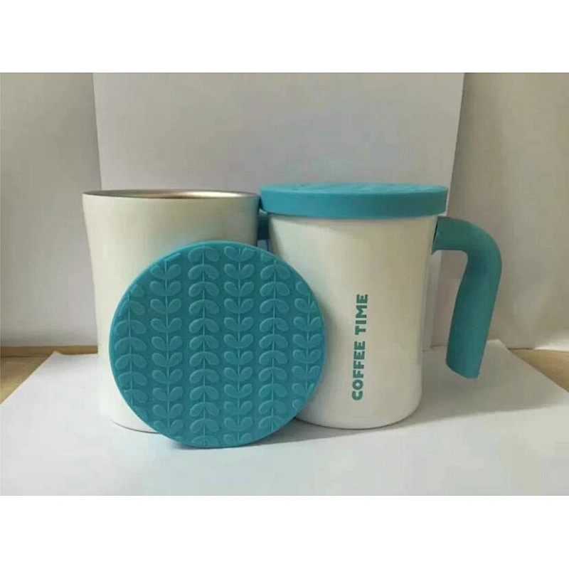 New Style Double Wall Water Bottle Stainless Steel Vacuum Flask Coffee Cup with Handle for Office or Home Use