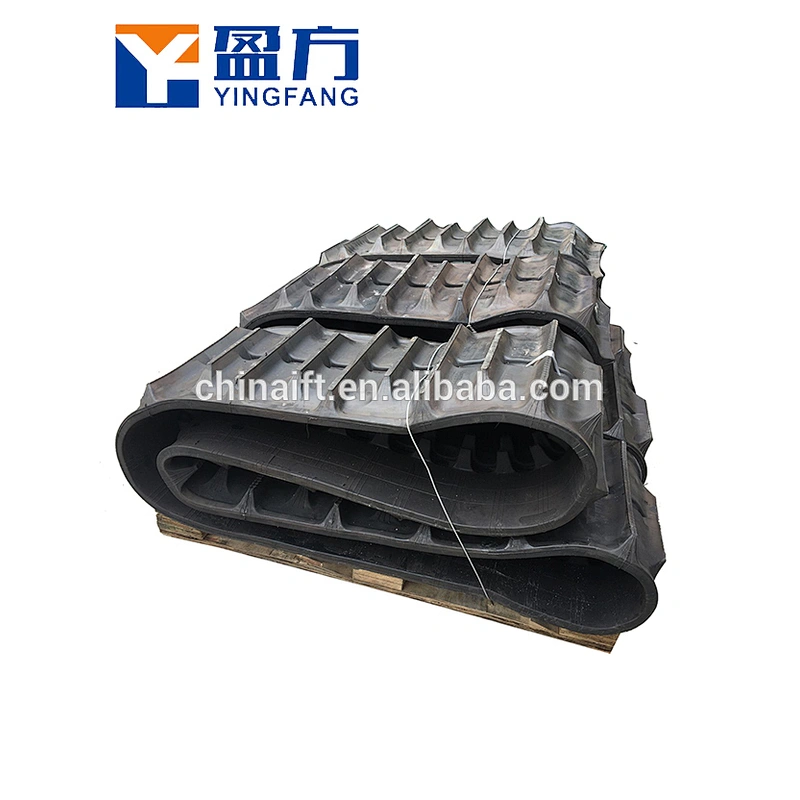 mini excavator rubber track, rubber track for snow vehicle