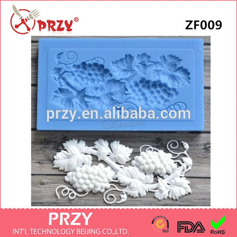 PRZY 100% Food grade silicone mold fondant cake mold silicone cake decoration molds