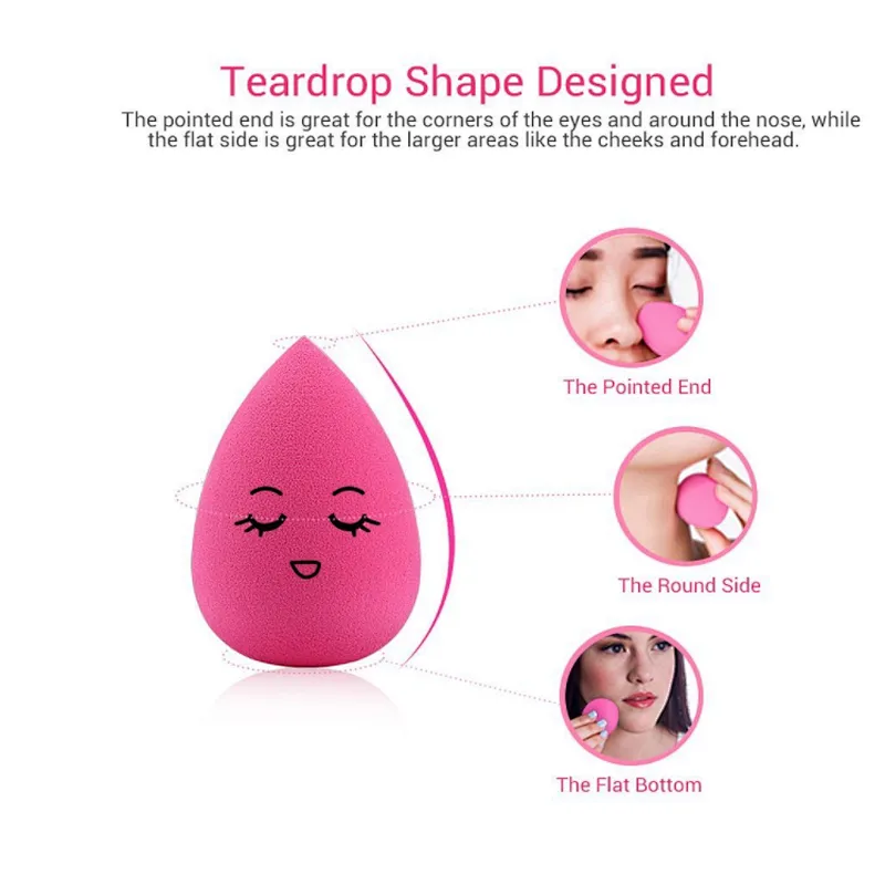 custom shape makeup compressed facial cleansing sponges