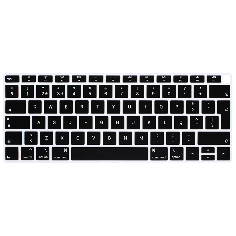 Hot Selling Russian French swedish portuguese keyboard ali baba in italian keyboard Silicone Keyboard For Macbook Air 13 15