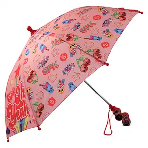 Little Girls Assorted Character Rainwear , Pink, Age 3-7 child umbrella