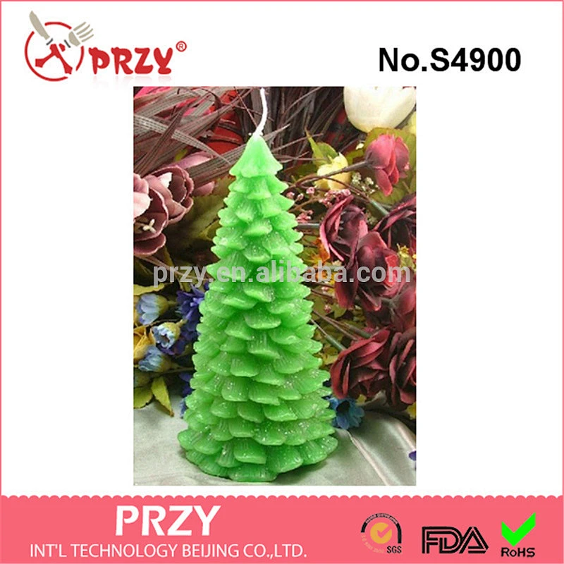 S4900 Christmas tree mold 3d silicone soap mold handmade silicone molds
