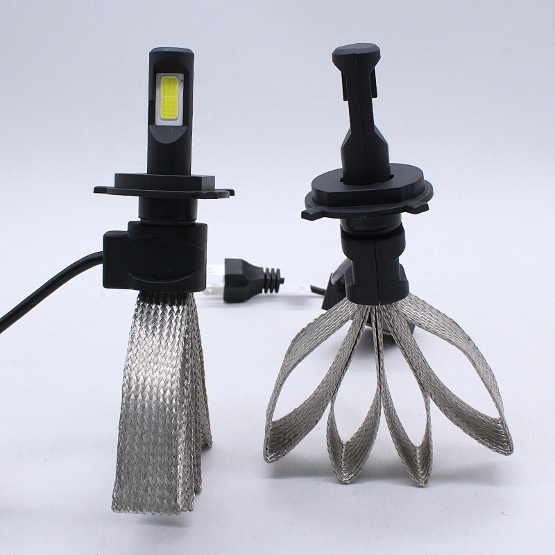Fanless Copper Belt Conversion kit Car led headlight H4