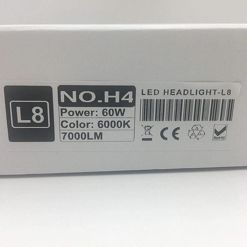 hot sale Factory Price L8 H4 6000K headlight led lamp car