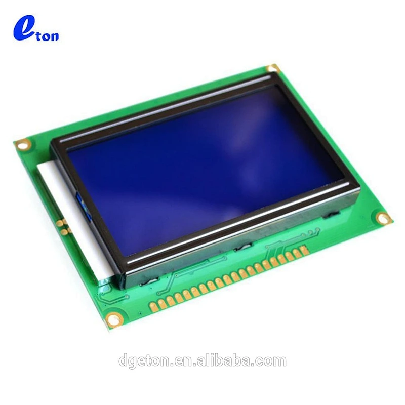 YELLOW GREEN 128X64 pixel LCD display module