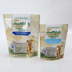 Transparent PE color printing pet food packaging bag