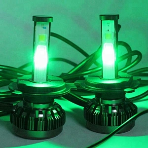 12v Bluetooth RGB Colors Strobe Fog Faros 60W 4000Lm H13 H7 H11 9005 9006 HB2 HB3 HB4 H1 H3 Auto LED RGB Headlight Bulbs H4