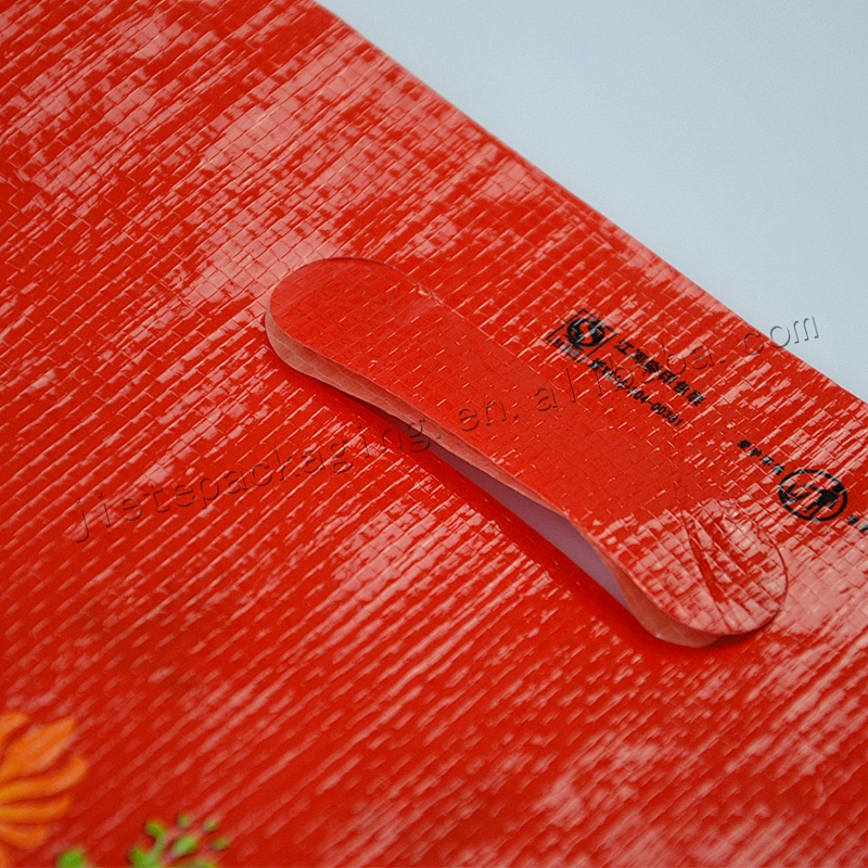 5kg 10kg 15kg 20kg red customized new material plastic pp woven rice packaging bag