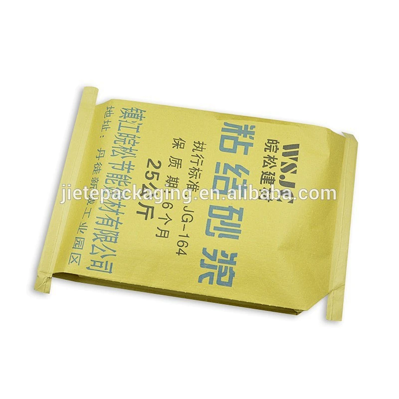 25kg valve port packing putty kraft paper bag