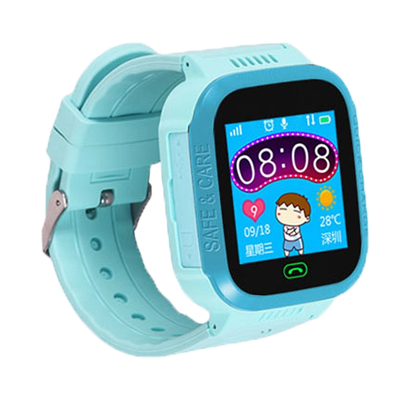 High quality alarm calling kids gps tracker wristband Q8 smart watch