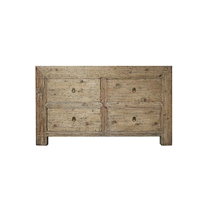 wholesale rustic reclaimed natural wood storage living room furniture