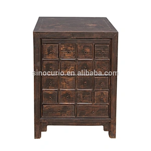 wholesale furniture china many drawers cabinet vintage chinese wooden medicine cabinet