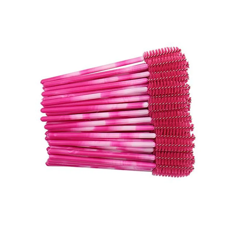 100PCS Disposable Wand Applicator Extension Retractable Eyelash Brush