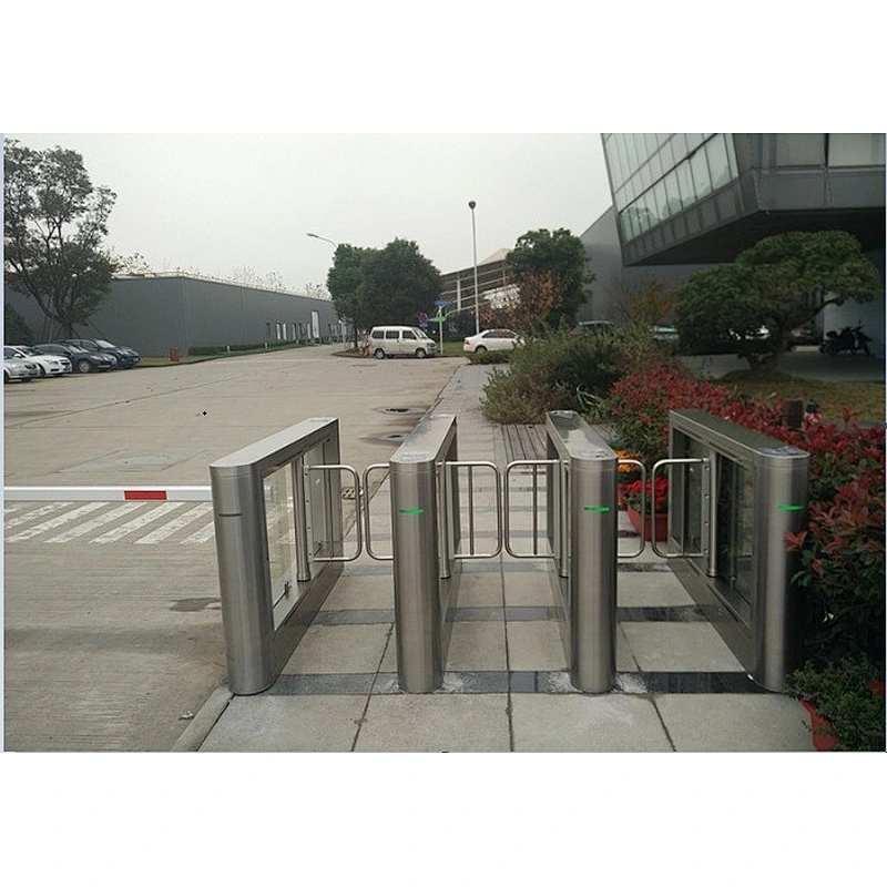1.5 mm stainless steel housing waist height turnstile swing gate