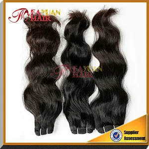 Bleach Blonde Wavy Hair Extensions, 100% natural human hair