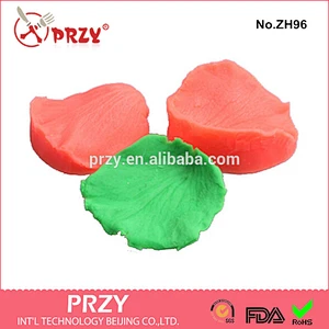 DIY round leaf petals fondant cake mould