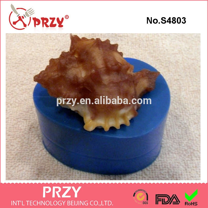S4803 Seashell - silicone mold for soap candles making seashell soap mold