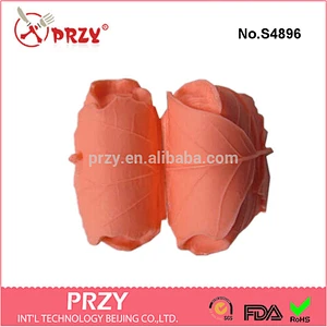 S4896 leaf shaped silicone soap molds 3d silicone molds PRZY soap mold