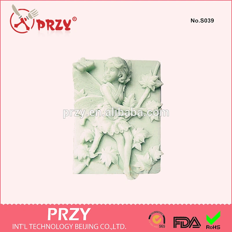 s039 przy beautiful silicone angel soap mold
