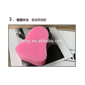 PRZY 2018 new rabbit 2d silicone soap mold food grade handmade soap mould silicone candle mold