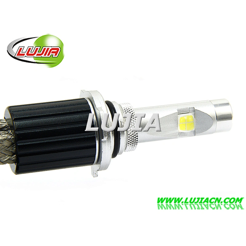 Customized logo H4 H7 H11 9005 HB3 led headlight L7 6600lm XHP70 led car head light Fanless Super Bright