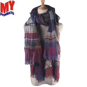 Winter fashion christmas silk scarf wensli silk scarf
