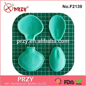 F2139 PRZYpetals shape silicone mold cake decorating tools