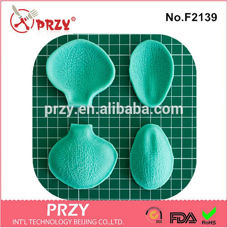 F2139 PRZYpetals shape silicone mold cake decorating tools