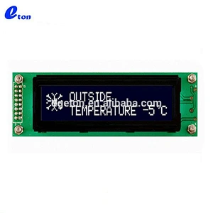 FSTN 20*2 transmissive monochrome flexible Lcd display panel for energy meter