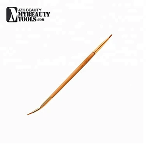 Makeup bent double ended angle lip eyeliner brush