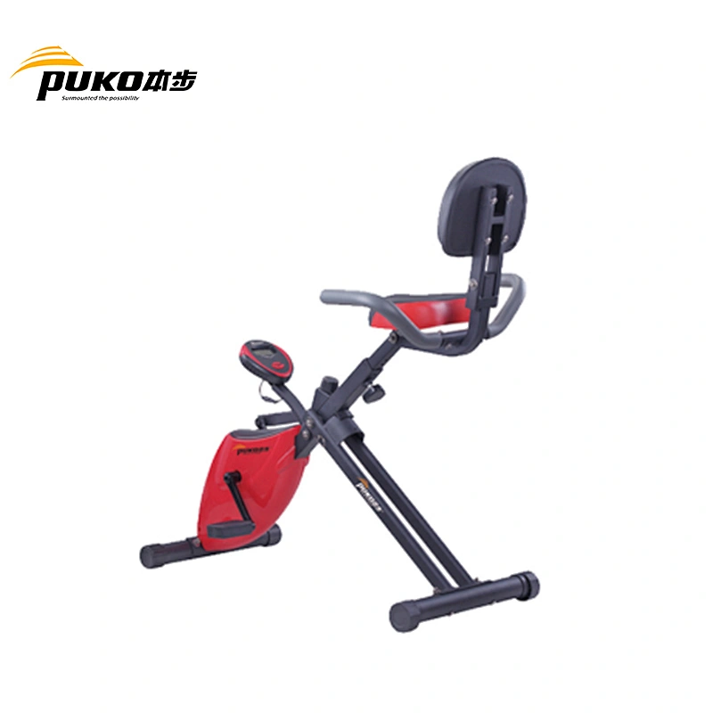 Recumbent lightweight exercise bike with ipad holder