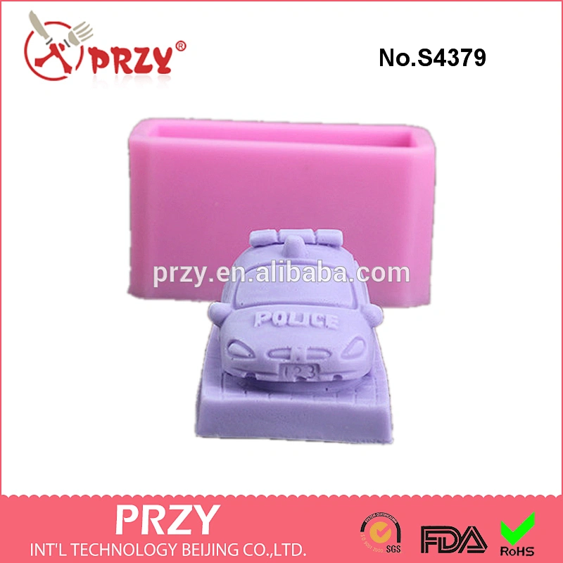 S4379 Handmade oil soap DIY soft silicone mold soap mold manufacturers wholesale car