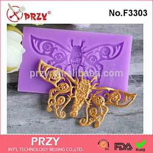 Inverted sugar embossed mold complete set of European decorative embossed head surrounded by food grade silicone mold