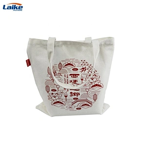 Custom design fashion heat transfer oxford cotton burlap eco friendly blank durable tote bags