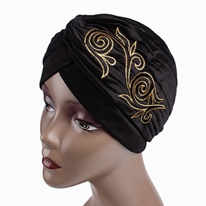 arabic india custom turban beanie muslim lady cap women keep warm hats