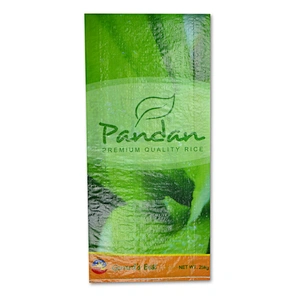 Custom transparent pp woven plastic bags size for packing rice, grain sugar, flour, etc
