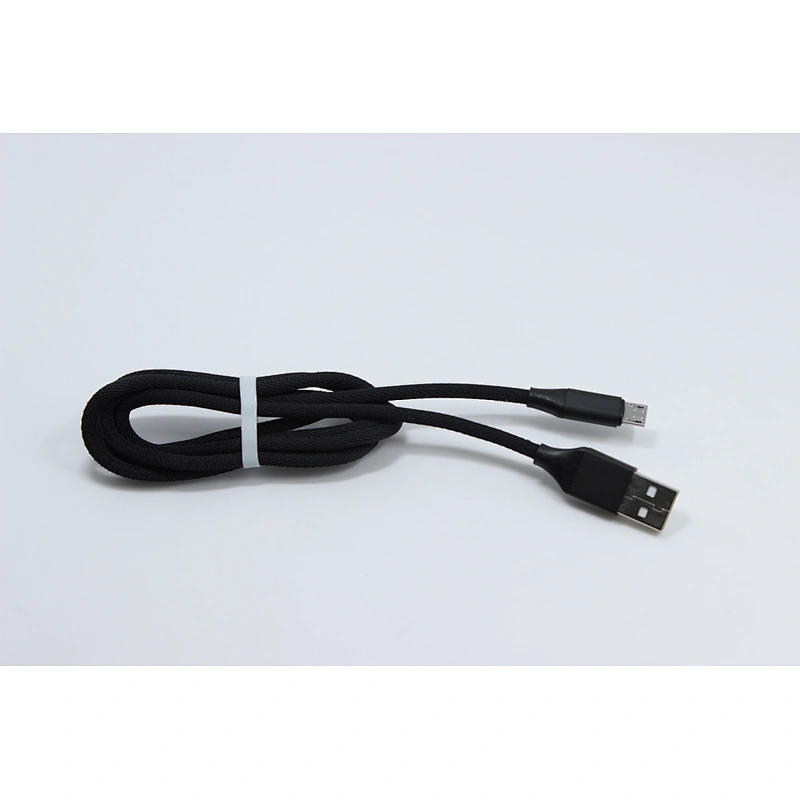 china wholesale fabric nylon braided micro fast usb charger mobile data cable