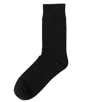 China wholesale custom make your own winter black white mens dress comfortable soft socks men