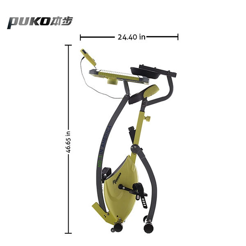 New Desk Station Folding Semi-Recumbent Exercise Bike