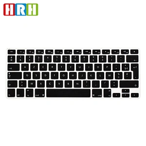 French Silicone Cover Keyboard Custom Colorful Skin laptop keyboard For Mac Book Pro 15 EU Version cover for macbook air 13