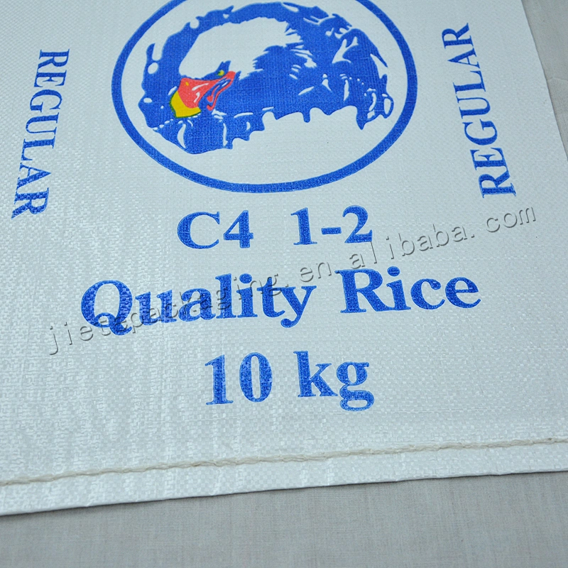 10kg 25kg 50kg Customized cheap plain white pp woven rice bag/sacks for grain,feed,flour,fertilizer