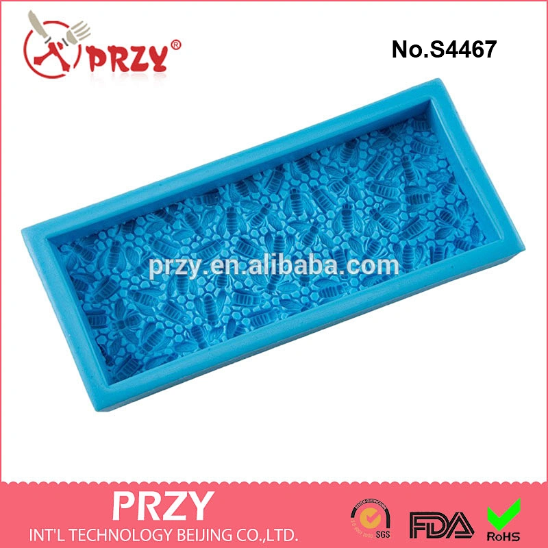 rectangle Honeycomb silicone soap mold soap loaf mold silicone molds