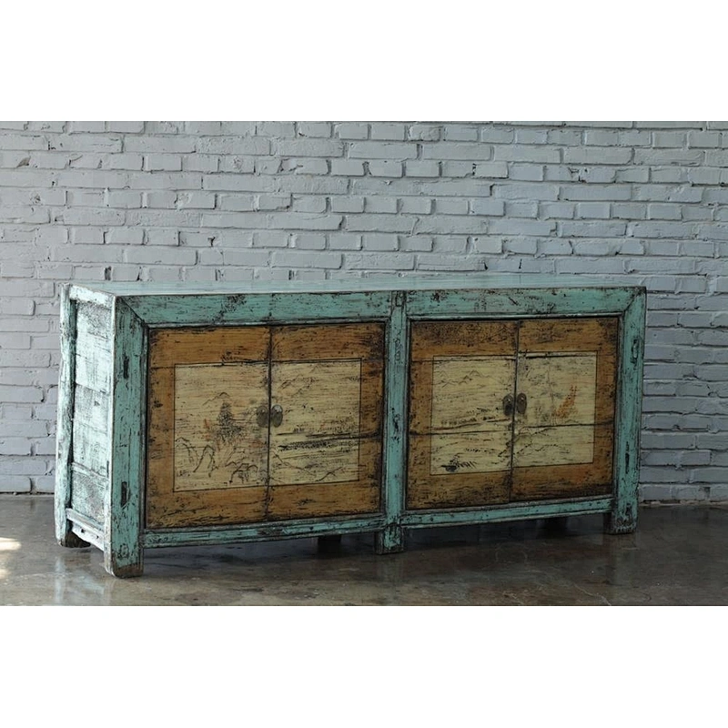 chinese old antique lacquered storage reclaimed sideboard furniture
