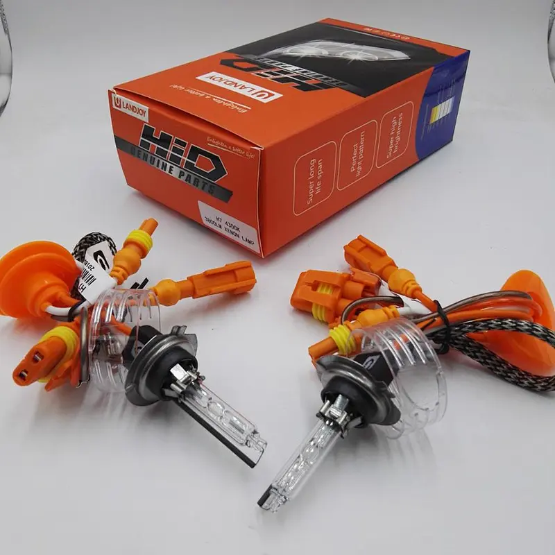 LandJoy supreme grade H7 Xenon HID Bulb 36W 12V AC DC 4300K 5500K better than CNlight