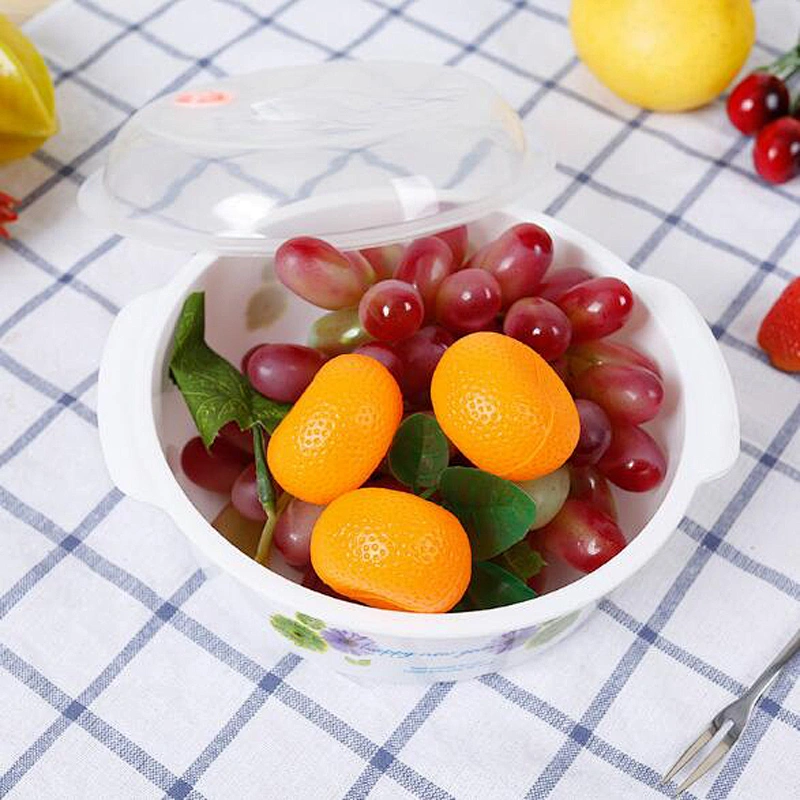 双层午餐盒微波密封食品容器塑料便当与隔间