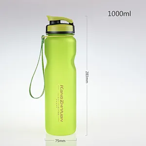 Large Capacity Plastic Sports Kettle Outdoor Fitness Cycling Cups Portable Scrub Space Cup